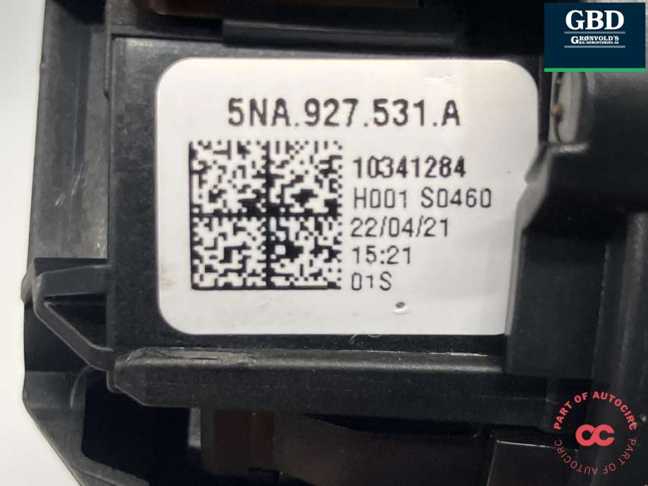 Bryter diverse til VW Tiguan 2020-->> (Type II, Fase 2) (5NB 864 263 H|5NB 864 263 H VX7|)