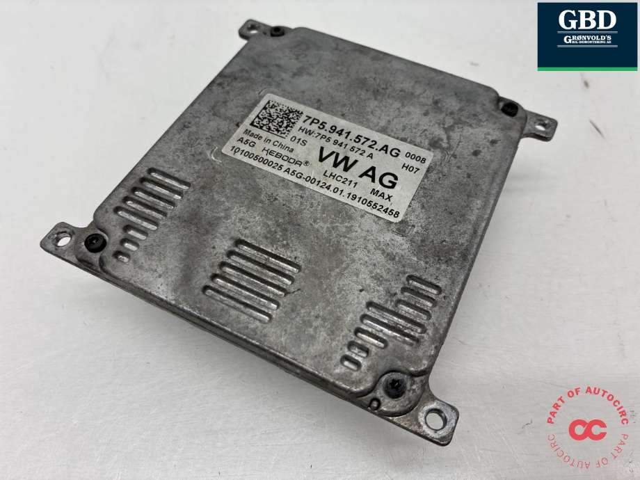 Styreenhet xenon/ballast til VW Golf VII 2017-2020 (Fase 2) (7P5 941 572 AG|)