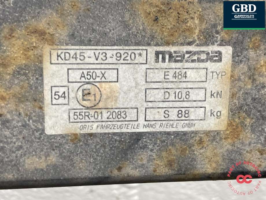 Hengerfeste til Mazda CX-5 2012-2017 (Type I)  (NO PART ID|)