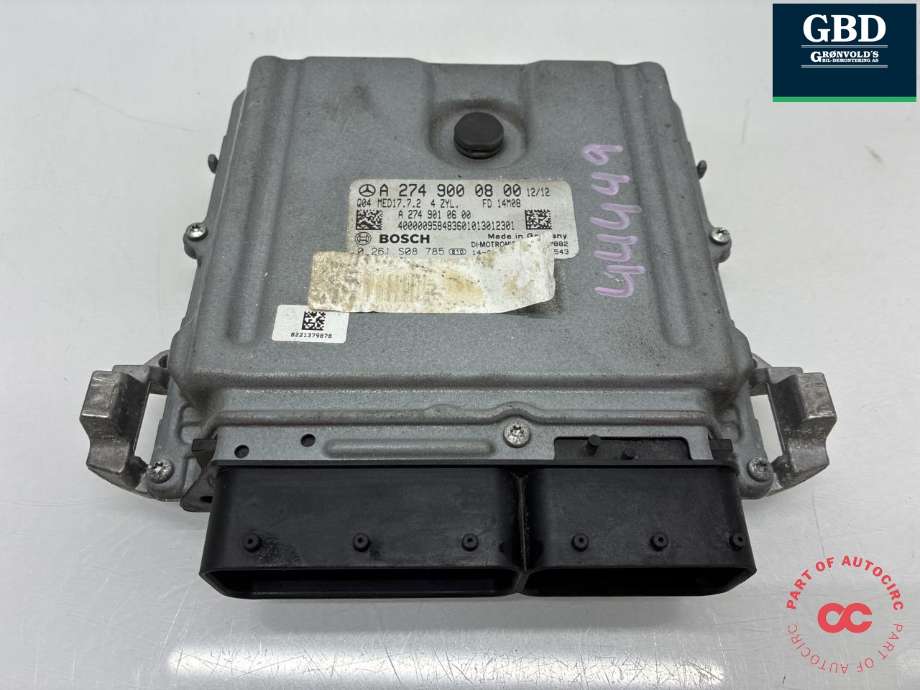 Styreenhet motor til Mercedes C-Klasse, 2014-2018 (Fase 1) (W205) (W205) (A 274 900 29 00)