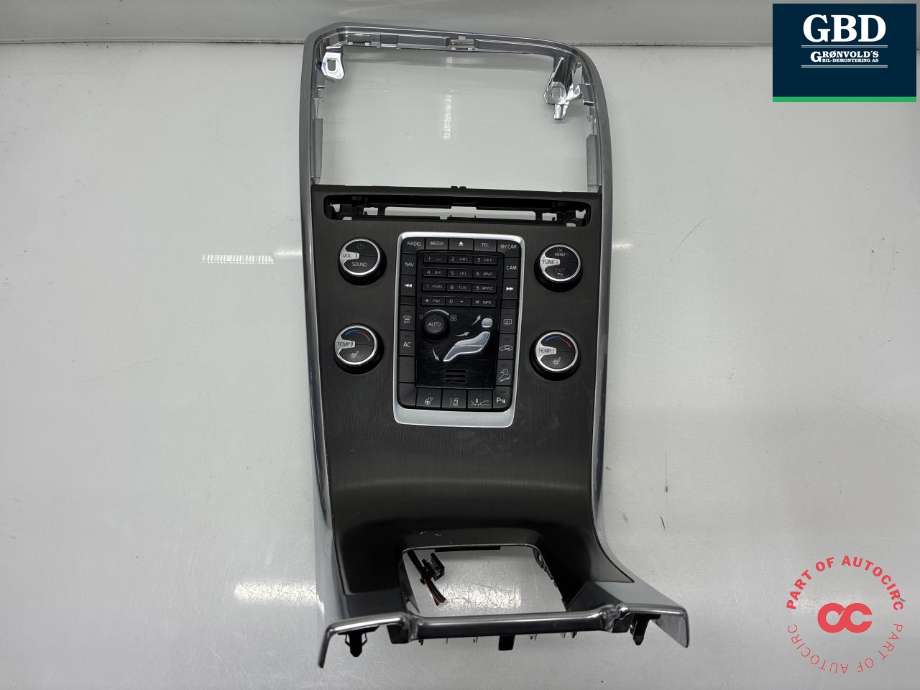 Bilstereo betjeningspanel til Volvo XC60 2008-2013 (Type I, Fase 1) (30795271|31351079|)