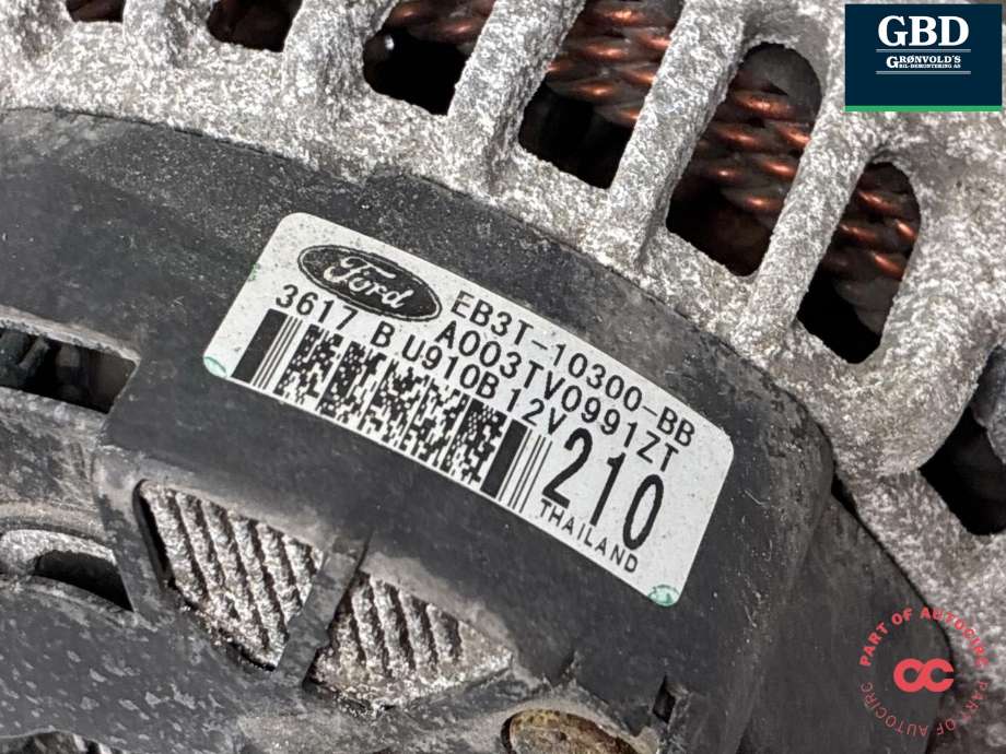 Dynamo diesel til Ford Ranger / Ranger Raptor 2015-2022  (2148356|EB3T-10300-BB|)