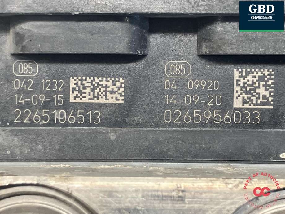 ABS sentral til VW Crafter 2011-2016 (Type I, Fase 2) (2E0 614 095 AA|2E0 909 049 T|A 906 900 23 02)