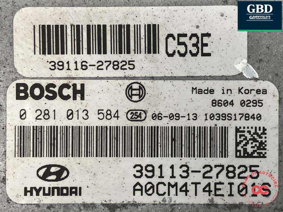Styreenhet motor til Hyundai Santa Fe 2006-2009 (Type II, Fase 1) (39113 27825|)