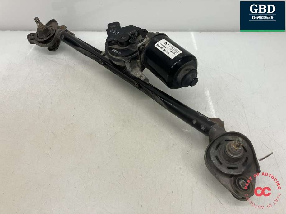 Viskermotor frontrute komplett m/overføring til Hyundai Santa Fe 2006-2009 (Type II, Fase 1) (98120 2B000|98110 2B000|)