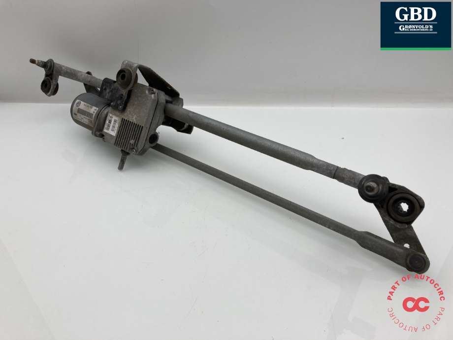 Viskermotor frontrute komplett m/overføring til VW Tiguan 2011-2016 (Type I, Fase 2)  (5N1 955 023 F|5N1 955 023 D|)