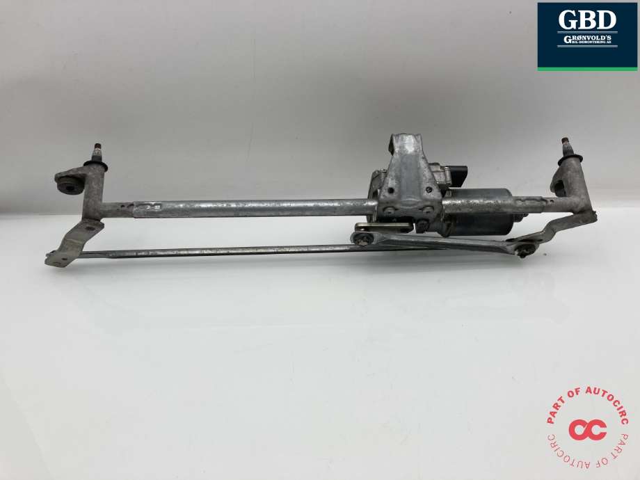 Viskermotor frontrute komplett m/overføring til VW Tiguan 2011-2016 (Type I, Fase 2)  (5N1 955 023 F|5N1 955 023 D|)