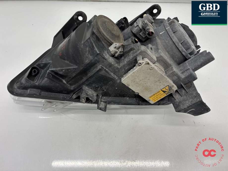 Frontlykt høyre halogen til Nissan Qashqai 2007-2010 (Type I, Fase 1) (26010JD91A|26010JD96A|)