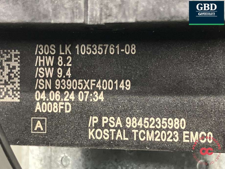 Bryter combi til Peugeot e-3008 2023-->> (98 452 359 80|)