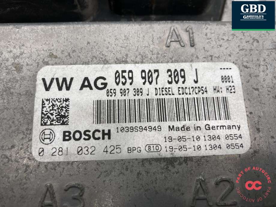 Styreenhet motor til VW Amarok 2016-2022 (Type I, Fase 2) (2H6 997 311 G 2HA|)