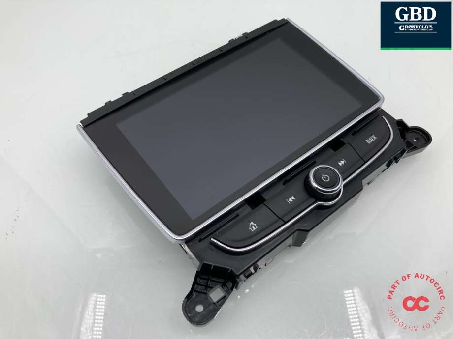 Bilstereo navigasjon skjerm til Opel Mokka X 2016-2019 (Type I, Fase 2)  (42688394|42339701 . 42498391 .42688394|42670750 . 42688394)
