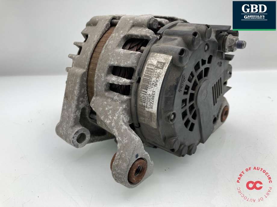 Dynamo til Opel Mokka X 2016-2019 (Type I, Fase 2) (13597226|13588289 | 95520018|95521352)