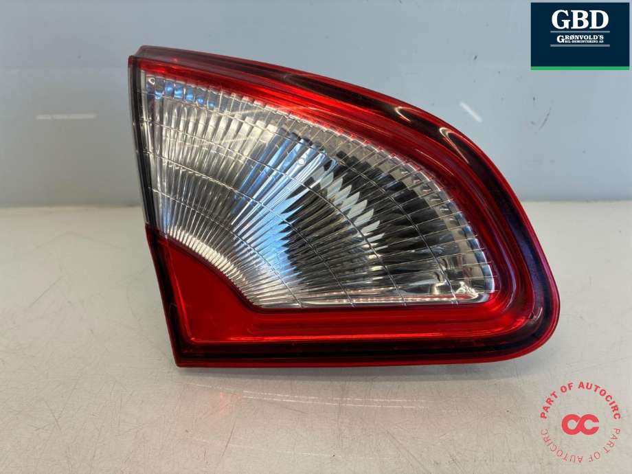 Baklykt venstre indre til Nissan Qashqai, 2010-2014 (Type I, Fase 2) (26555BR01A)
