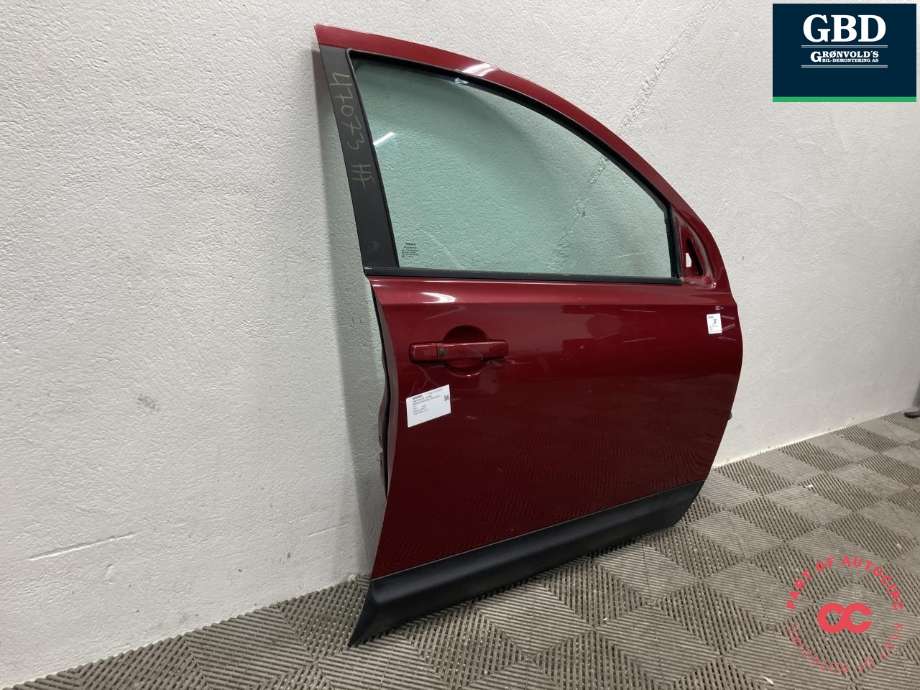 Dør høyre foran til Nissan Qashqai 2010-2014 (Type I, Fase 2)  (H0100JD0M0|)