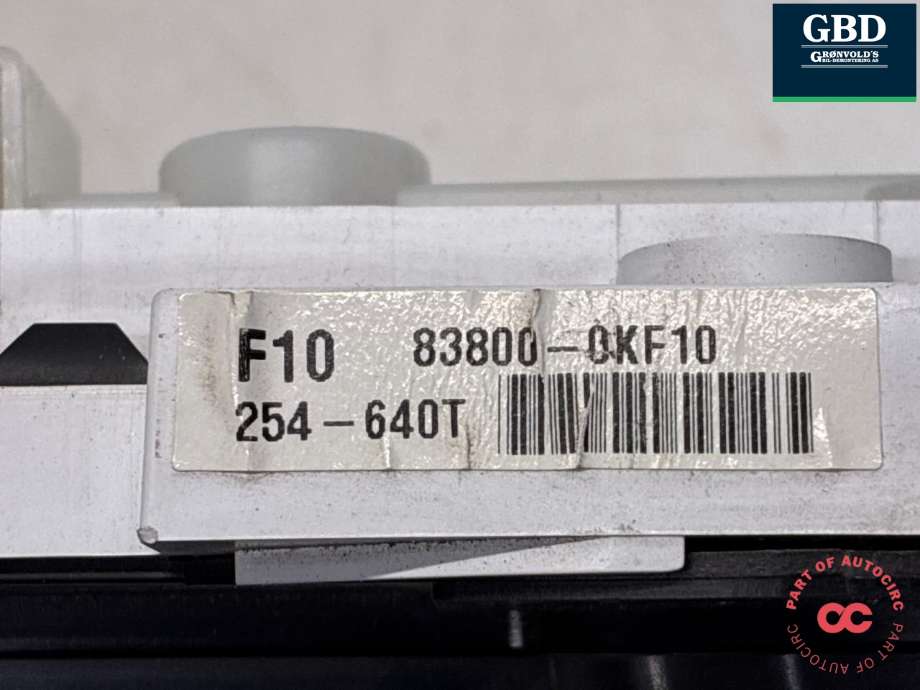 Instrumentpanel til Toyota Hilux 2006-2011  (838000KF12|838000KF11|83800-0KF10)