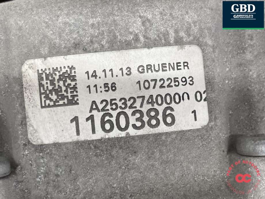 Girkasse automat til Mercedes C-Klasse 2011-2014 (Fase 2) (W204) (W204) (A 204 270 14 07|A 204 270 14 07 80|)