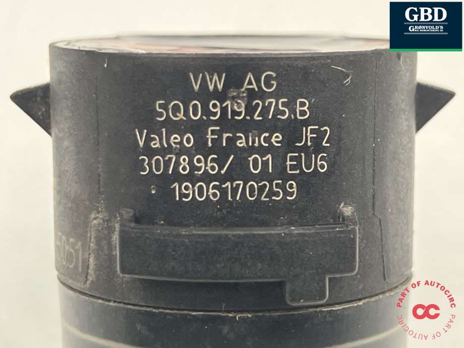 Parkeringssensor bak til VW Passat 2015-2019 (Fase 1) (B8) (B8) (5Q0 919 275 B|5Q0 919 275 B GRU|)