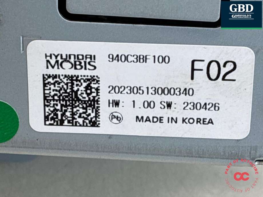 Bilstereo diverse til Hyundai Kona 2024-->> (Type II)  (940C3BF100|)