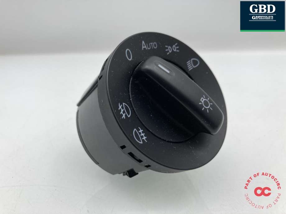 Bryter lys til VW Tiguan, 2007-2011 (Type I, Fase 1) (1K0 941 431 BN)
