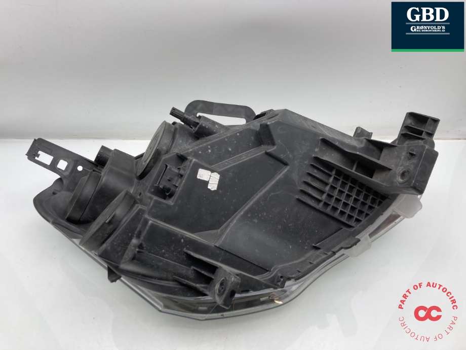 Frontlykt venstre halogen til Peugeot Partner 2015-2019 (Type II, Fase 2)  (VALEO|6208 K6|96 828 282 80|89318031)