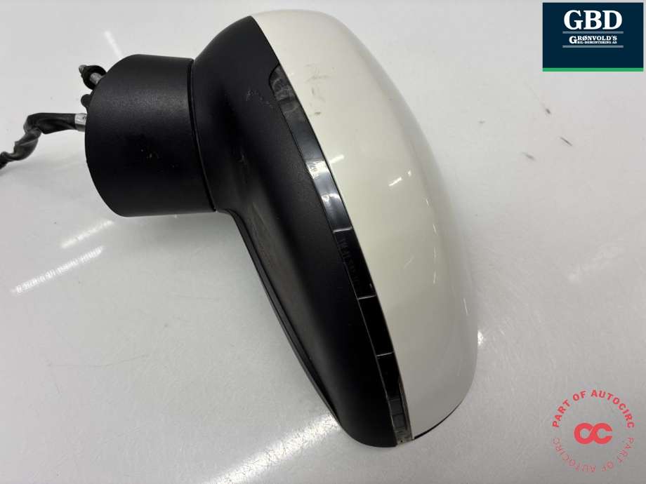 Speil venstre til Audi A1 2010-2014 (Type I, Fase 1)  (8X1 857 409 K|8X1 857 409 K  9B9|8X1 857 409 R  9B9)