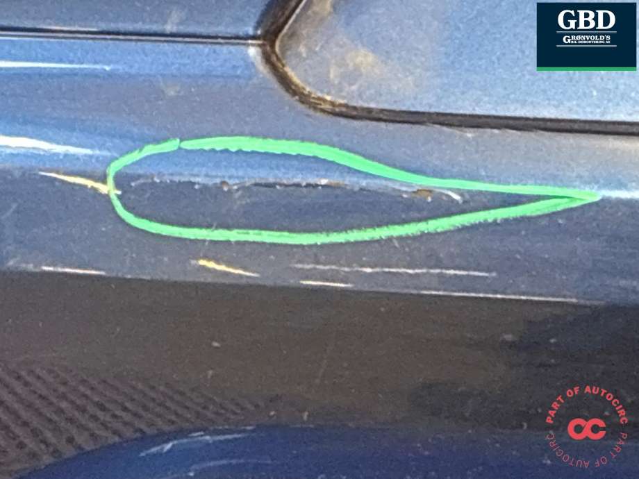 Støtfanger bak til VW Scirocco 2008-2013 (1K8 807 417 H|1K8 807 417 H GRU|)