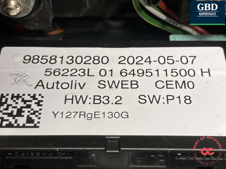Ratt til Peugeot e-3008 2023-->> (98701678ZD|)