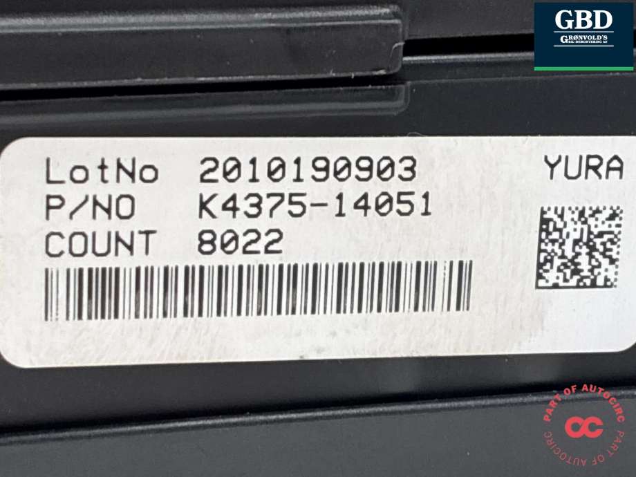 Styreenhet batteri til Hyundai Kona 2017-2021 (Type I, Fase 1)  (|K4375-14051)