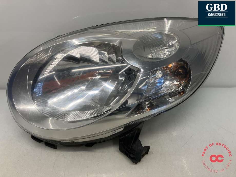 Frontlykt venstre halogen til Citroën C1, 2006-2014 (Type I) (6208 72)