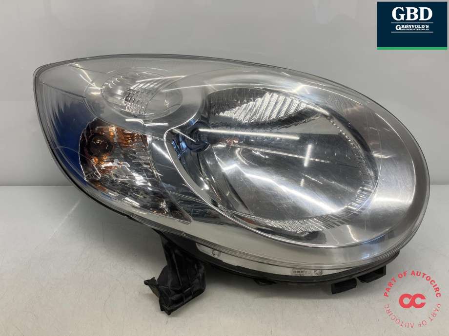 Frontlykt høyre halogen til Citroën C1, 2006-2014 (Type I) (6206 72)