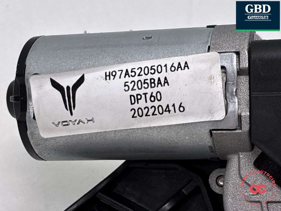 Viskermotor bakrute til Voyah Free 2021-->> (520508001|H97A5205016AA|)