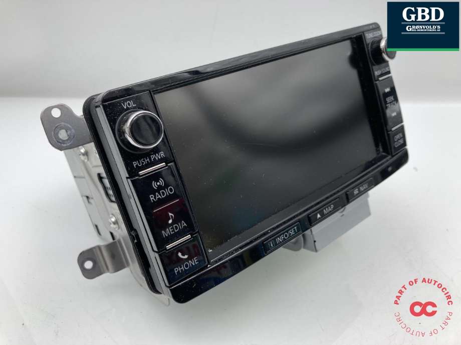 Bilstereo navigasjon skjerm til Mitsubishi Outlander 2015-->> (Type III, Fase 2) (8750A569|)
