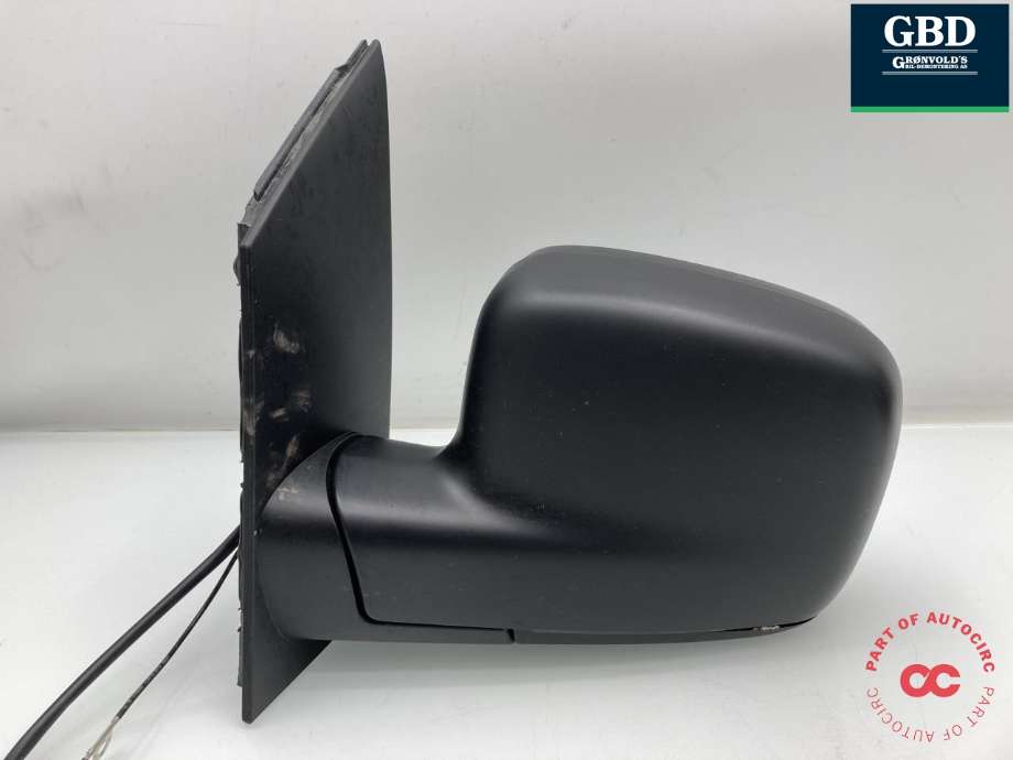 Speil venstre til VW Caddy 2015-2020 (Type III, Fase 3) (2K5 857 507 AH|2K5 857 507 AH 9B9|)