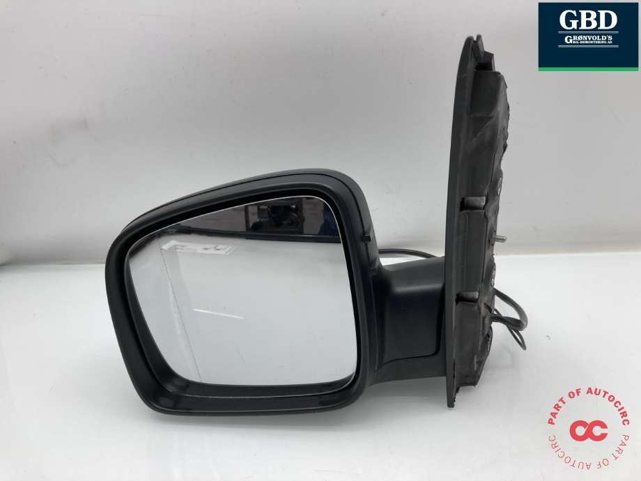 Speil venstre til VW Caddy 2015-2020 (Type III, Fase 3) (2K5 857 507 AH|2K5 857 507 AH 9B9|)