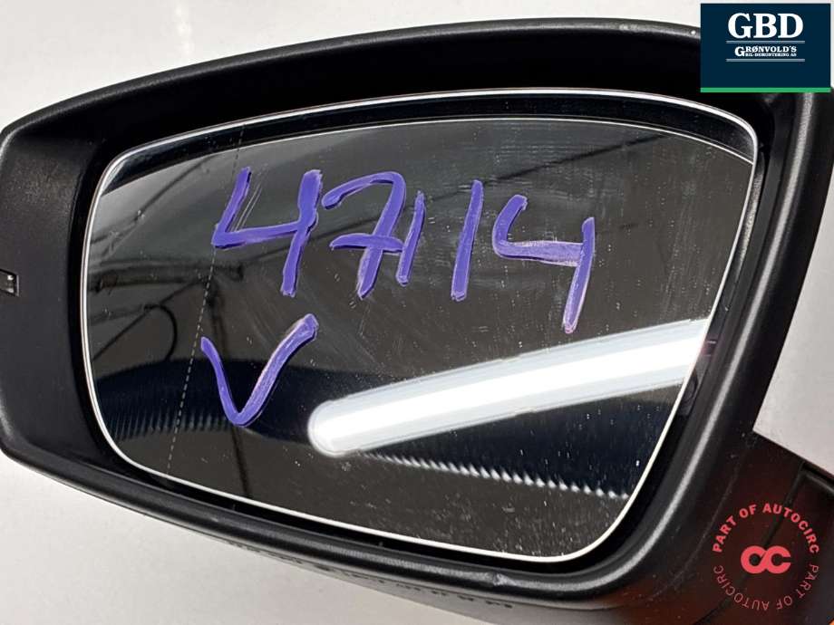 Speil venstre til VW Polo 2014-2017 (Type V, Fase 2)  (6C1 857 507 A  9B9|)
