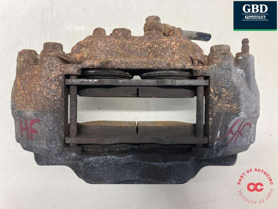 Bremsecaliper høyre foran til Mitsubishi Pajero, 2007-2016 (Type IV, Fase 1) (4605B706)