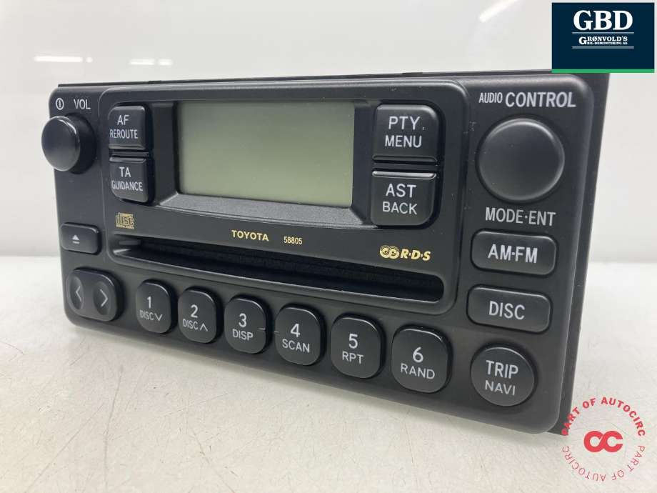 Bilstereo til Toyota Land Cruiser 120 2002-2009 (NO PART ID|)