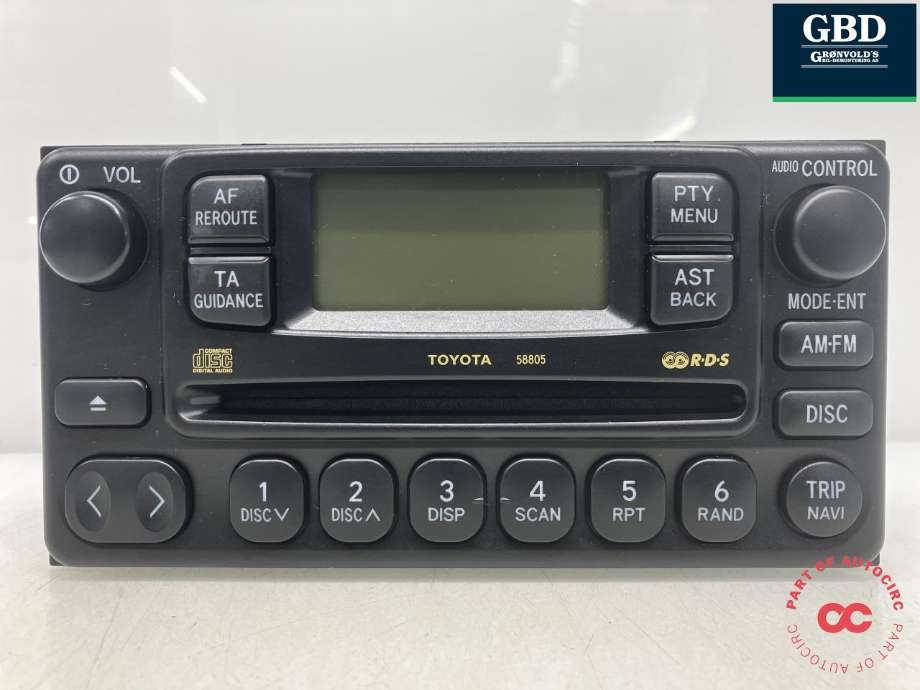 Bilstereo til Toyota Land Cruiser 120 2002-2009 (NO PART ID|)