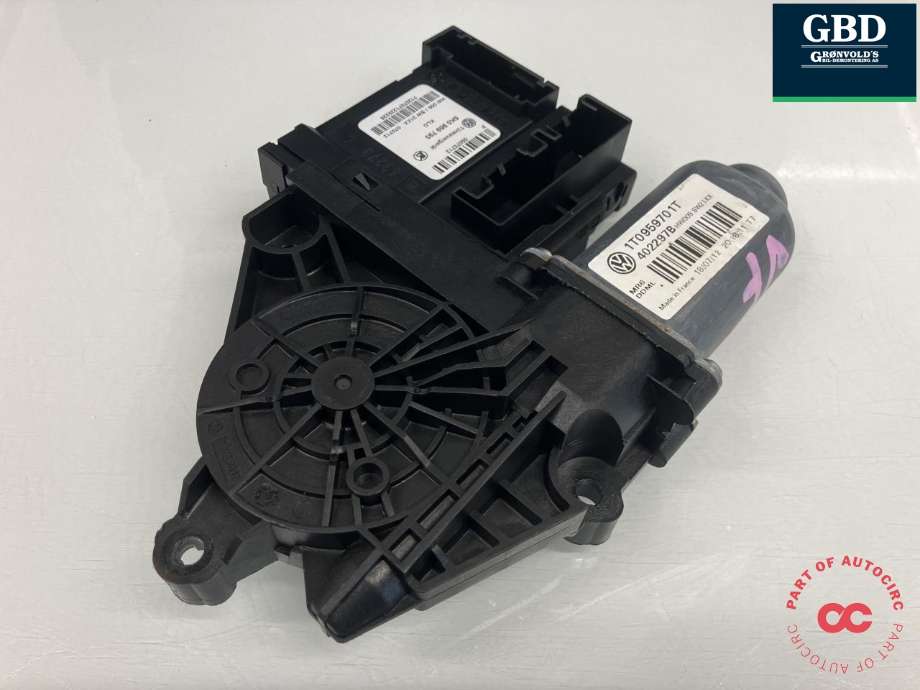 Ruteheis, kun motor, høyre foran til VW Touran 2010-2015 (Type I, Fase 3) (1T0 959 702 S Z0B|)