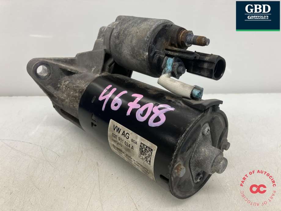 Starter diesel til VW Touran 2010-2015 (Type I, Fase 3)  (02E 911 024 A|02E 911 024 AX|)