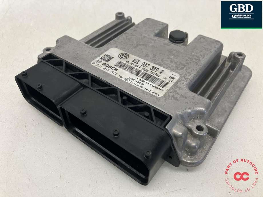 Styreenhet motor til VW Touran, 2010-2015 (Type I, Fase 3)  (03L 906 018 NM 1T0)