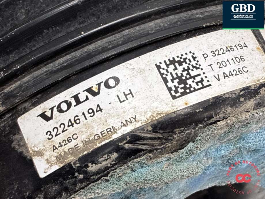 Fjær bak nivå luftpute/belg til Volvo XC90 2015-2025 (Type II) (32246194|)