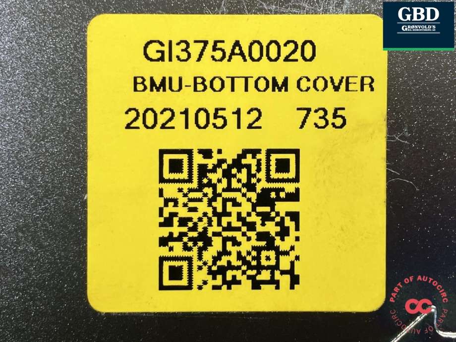Styreenhet batteri elbil (BMS - Battery Management System) til Hyundai Ioniq 5 2021-->>  (375A0GI0 50|)