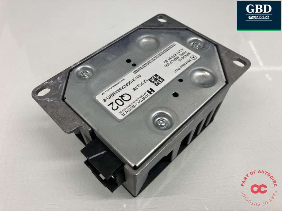 Bilstereo forsterker til Mercedes GL 2006-2012 (X164) (X164) (A 251 870 31 90|A 251 870 05 90|)