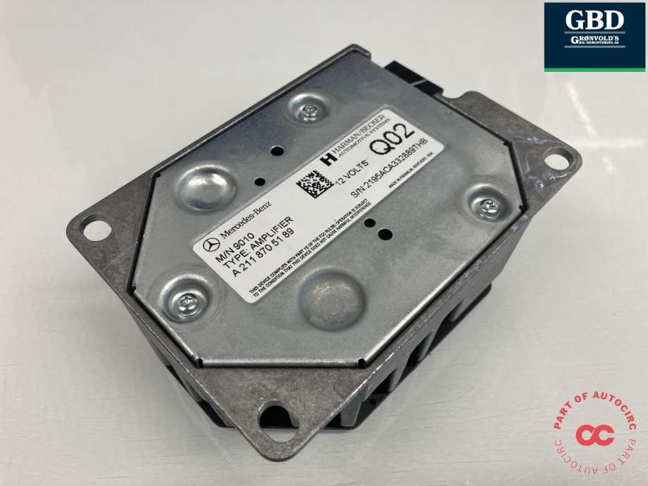Bilstereo forsterker til Mercedes GL 2006-2012 (X164) (X164) (A 251 870 31 90|A 251 870 05 90|)