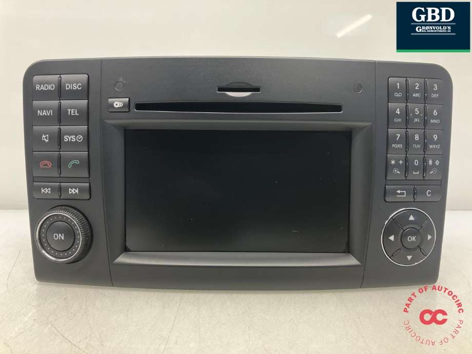 Bilstereo navigasjon til Mercedes GL 2006-2012 (X164) (X164) (A 164 870 89 94|A 164 870 50 94|)