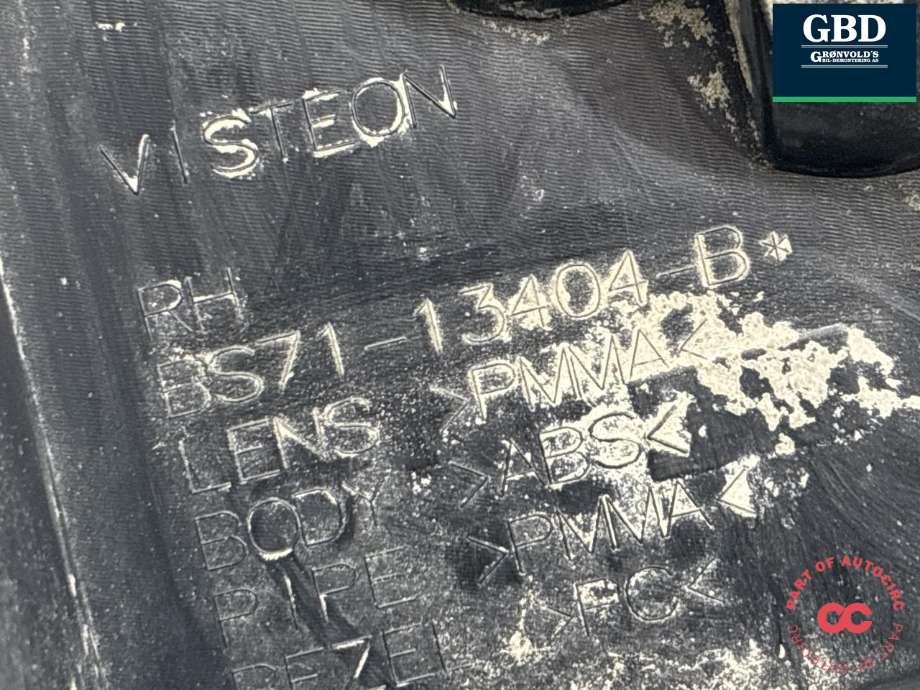 Baklykt høyre ytre til Ford Mondeo 2011-2014 (Type IV, Fase 2)  (1767492|BS71-13404-BD|)