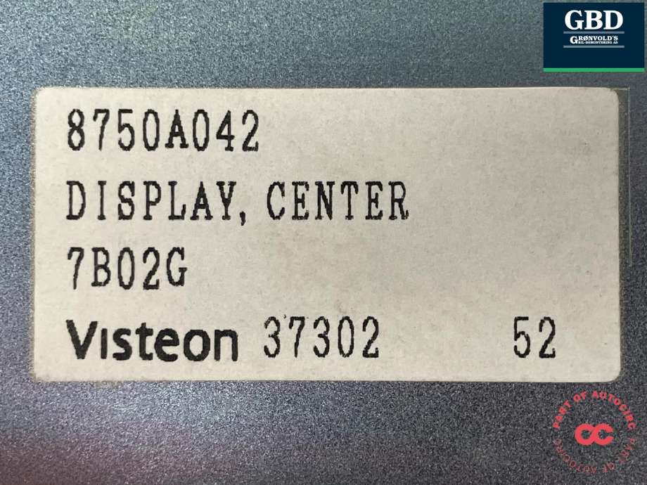 Instrument kjørecomputer til Mitsubishi Pajero 2007-2016 (Type IV, Fase 1) (8750A042|)