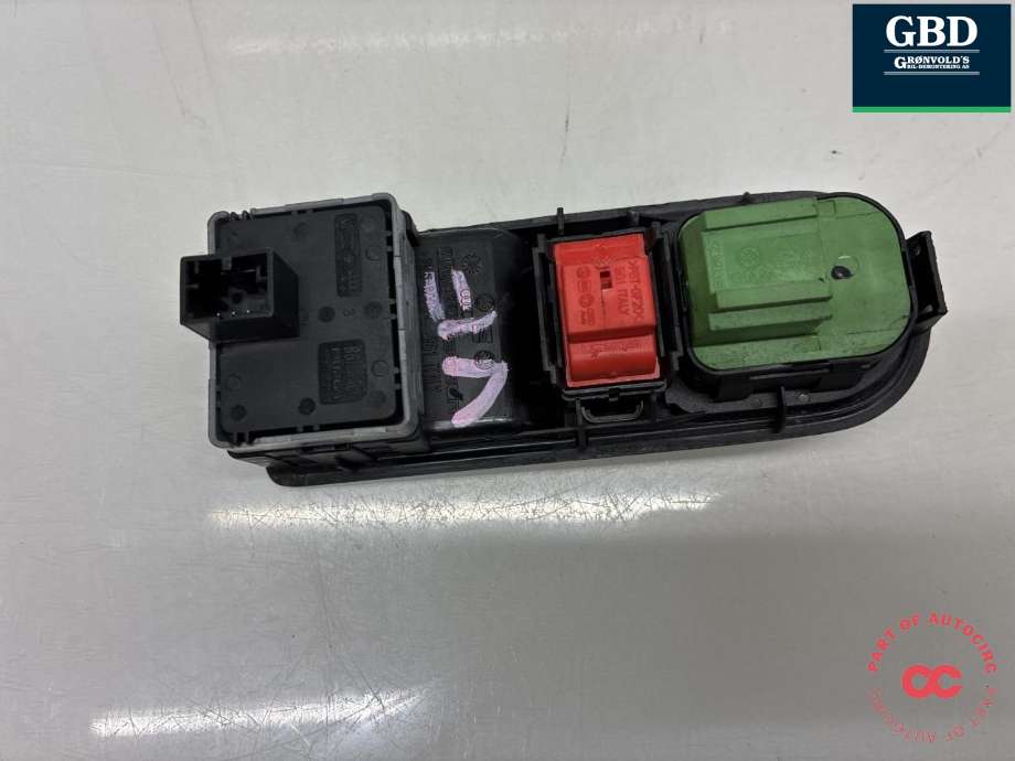 Bryter ruteheis førerdørspanel til VW Transporter / Caravelle 2009-2015 (Fase 2) (T5) (T5) (7E0 959 855 B  9B9|)