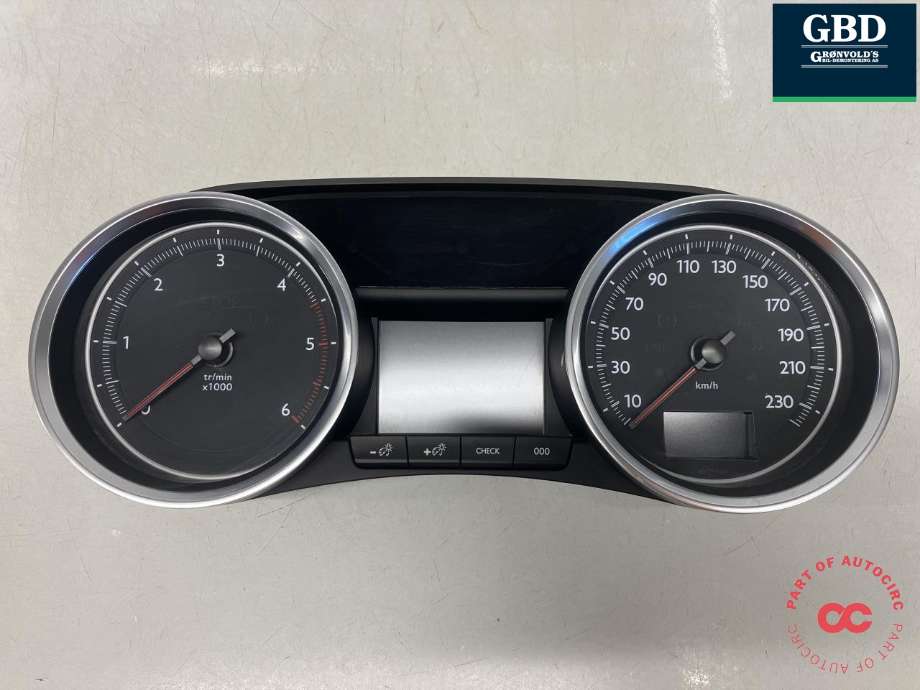 Instrumentpanel til Peugeot 508 2011-2014 (Type I, Fase 1)  (98 248 421 80|6103 SW|)